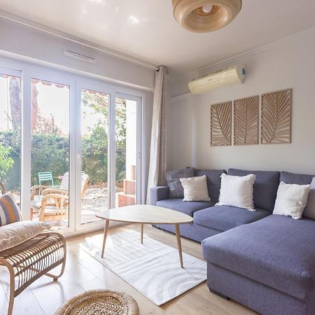 Beauvallon Plage - Magnifique T2 Avec Jardin, Proche Centre, Mer Antibes Bagian luar foto